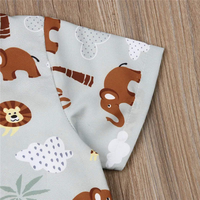 Summer Cotton Baby Boy Clothing Sets Formal Infant Kids Birthday Party Clothes Suit T-shirt+Shorts Children's Cloth Sets
