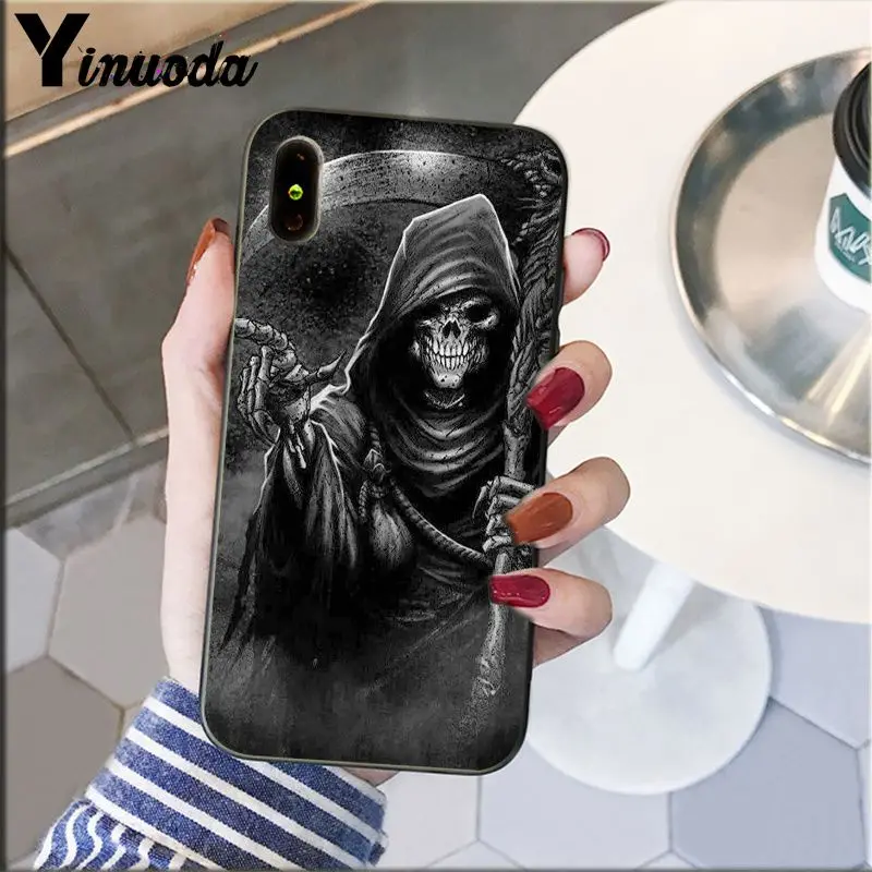 Grim reaper skull skeleton