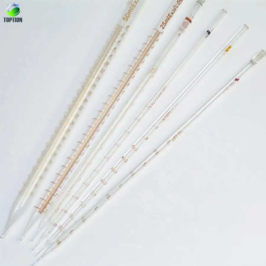 10มิลลิลิตรปิเปตแก้ว, 10ชิ้นโรงเรียนห้องปฏิบัติการเคมีแก้วหยดปิเปต,จัด