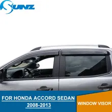 Car Door visor For HONDA ACCORD 2008-2013 Rain protector for HONDA ACCORD 2008 2009 2010 2011 2012 2013 SEDAN accessories SUNZ