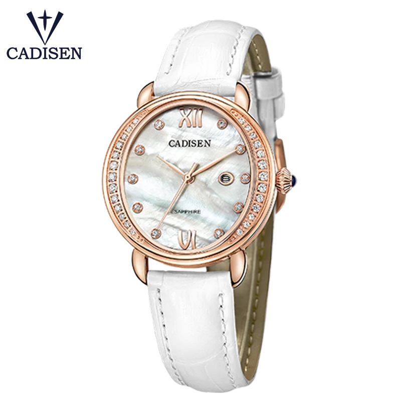 Водонепроницаемые часы Женская мода роскошные часы Reloj Mujer кожа хорошего качества со стразами женские кварцевые часы Для женщин Стразы Часы - Цвет: Rose gold