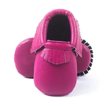 

26 styles Spring Autumn Baby Shoes Newborn Boys Girls PU Leather Moccasins Tassel infant First Walkers #06