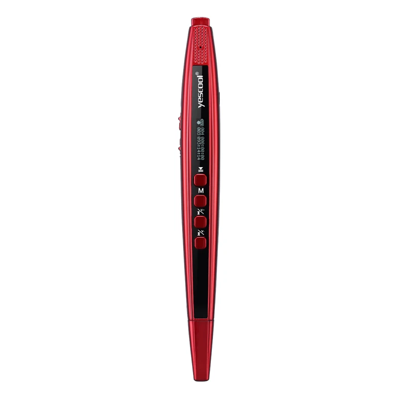 Yescool X6B Digital Voice Recorder pen voice activated writing Dictaphone for Meeting Training Class court Rechargeable HIFI MP3