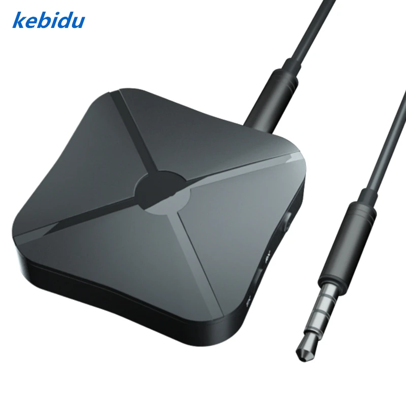 

Kebidu Wireless Bluetooth Receiver Music AUX Transmitter 4.2 Adapter Audio 3.5mm Universal 2 in1 AUX For MP3 PC Smartphone PK B6