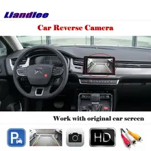 Liandlee Авто заднего хода Камера для Citroen C5 2008-/HD CCD сзади Парковка Резервное Камера работать с автомобильный завод Экран