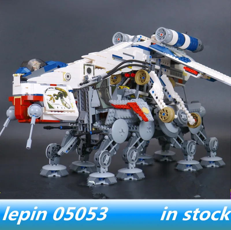 

LEPIN 05053 lepin Star Wars Republic Dropship with AT-OT Walker Compatible legoed star wars 10195 Model Building blocks Bricks