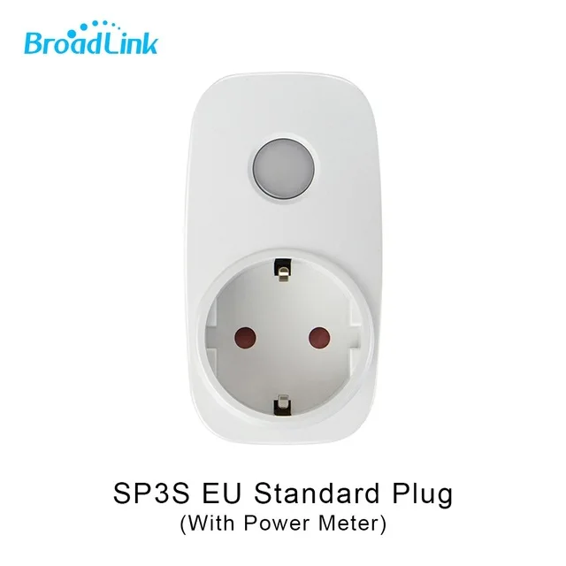 Broadlink SP3S энергосберегающий монитор смарт-разветвитель Wi-Fi розетка afstandard bediening Met измеритель мощности контроллер двери IOS Android - Цвет: SP3S-EU  1PCS