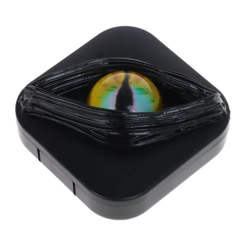 Чехол для контактных линз необычные подарки на Хэллоуин персональная коробка для глаз уникальное зеркало для хранения переносной держатель коробки набор для ухода за линзами - Цвет: 2