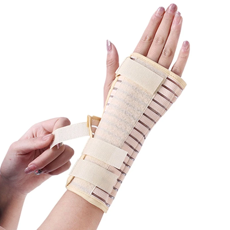 

Wrist Support Brace Wrist Joint Fixation Carpal Bandage Support Belt Splint Palm Bone Fracture Fixed Orthosis Plate Pain Relief