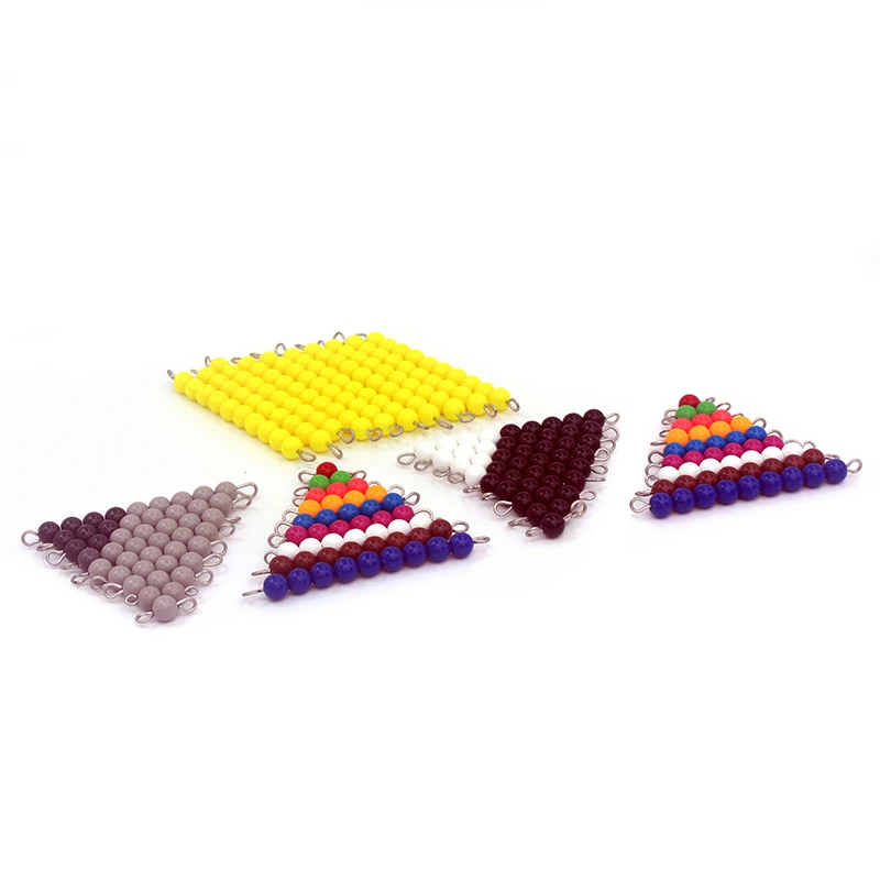 Новое поступление Монтессори игрушки для математики вычитание змея игра математические игрушки деревянная коробка красочные пластиковые шахматные доски бусины