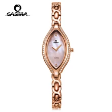 Модные Роскошные Брендовые Часы женские повседневные женские кварцевые наручные часы водонепроницаемые женские CASIMA#2618