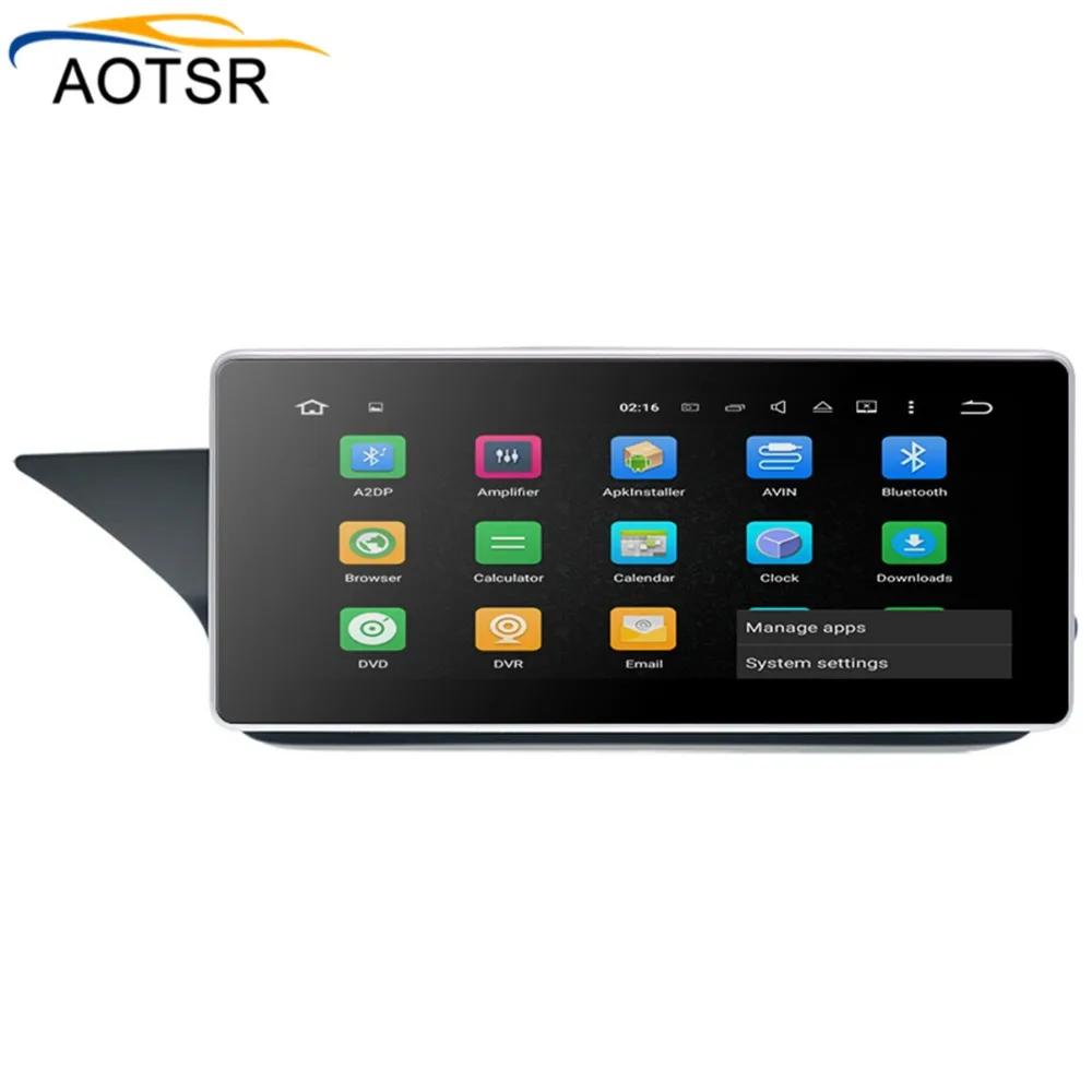 Sale Android 8.0 Car Radio Multimedia Stereo head unti For MERCEDES-BENZ E220 W212 2010-2016 GPS Navigation no DVD Player tape record 1