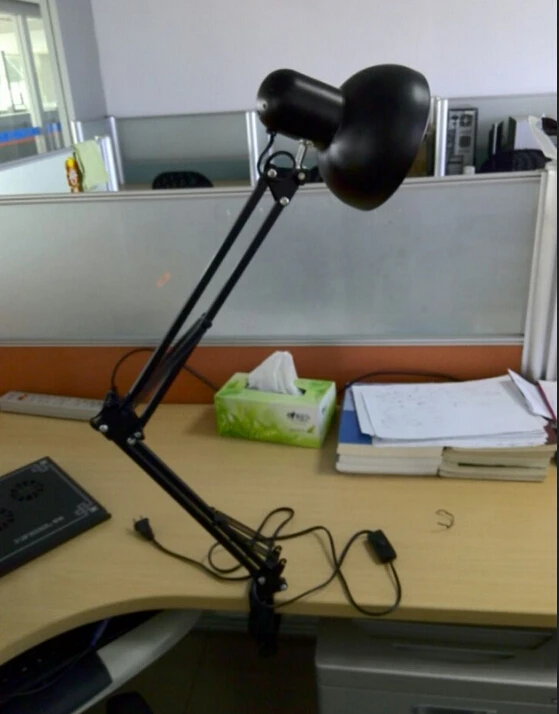 Регулируемый стол лампа с кулисой составление Studio Дизайн офис зажим стол Рабочий Коготь Свет