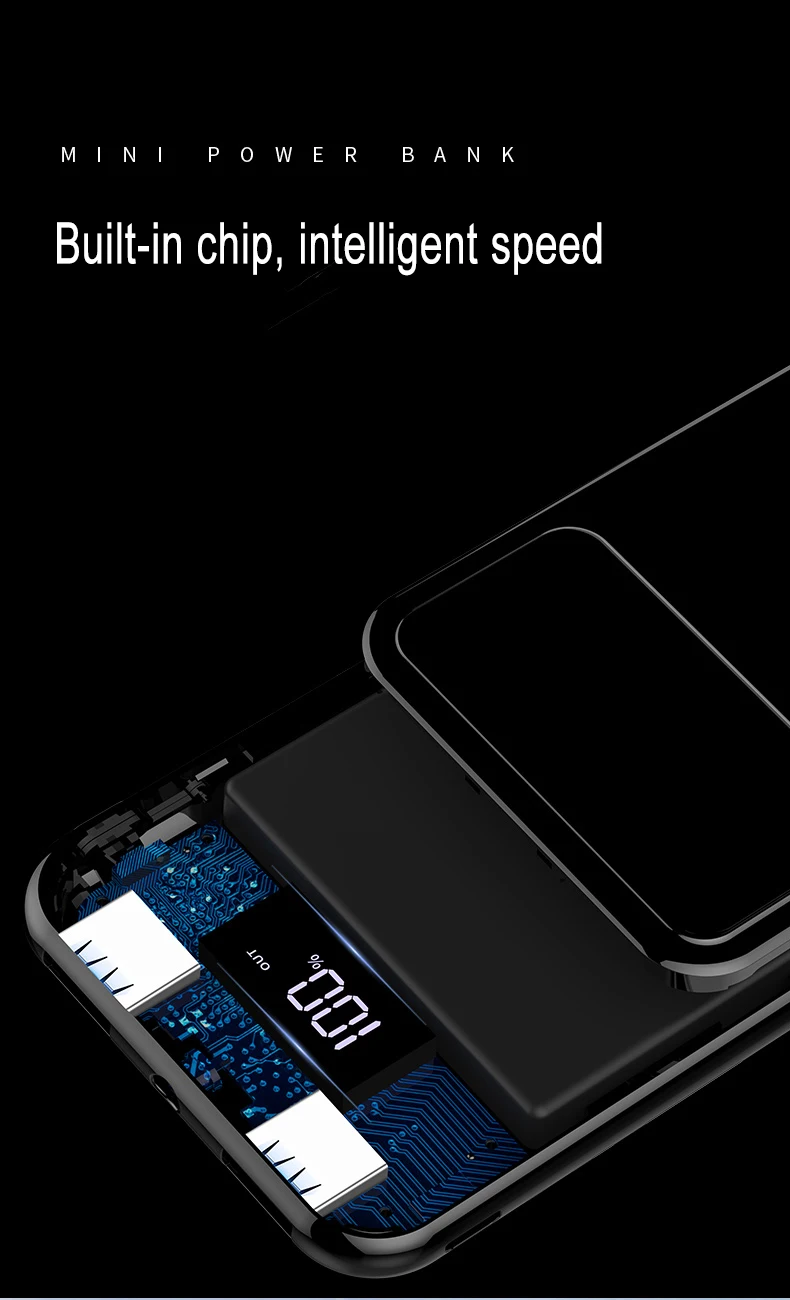 Mi ni Быстрая зарядка 15000mah Многофункциональный блок питания разъемы для iPhone XS X 8 Plus Xiaomi mi Банк Питания Лучшая зарядка