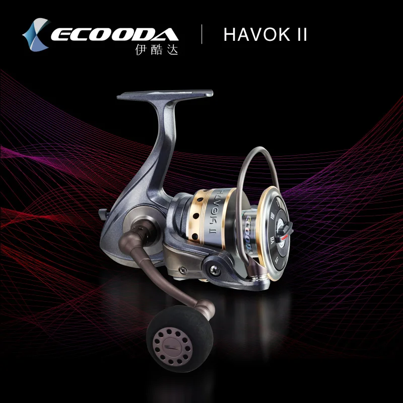 Рыболовная катушка Ecooda havok для спиннинга HAS II 2500 5000 Lua чередование правой и левой