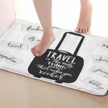 Дорожный Стиль Коврик для ванной комнаты, смешной Противоскользящий коврик для ванной, занавеска для душа s аксессуары, соответствующие вашей душевой занавеске