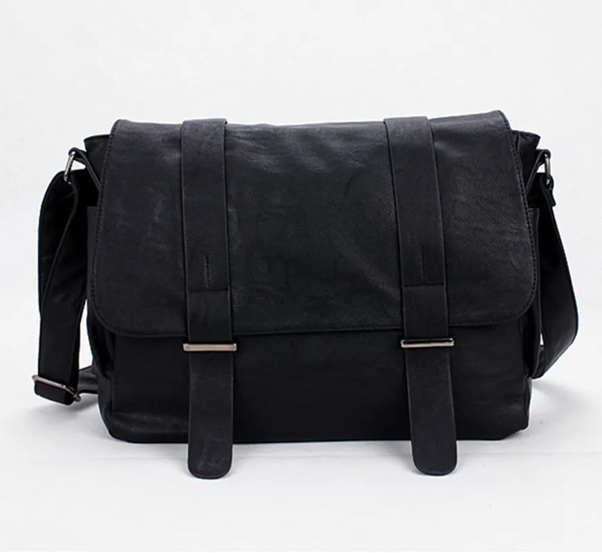 

Messenger Bag Men Leather handbags canvas Military Shoulder Bags business briefcase male School Crossbody laptop bag case bolsos