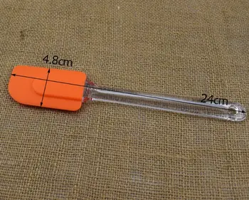 

Free Shipping+Wholesale Silicone Basting Pastry Oil Brush For Cake Bread Butter With Transparent Handle,300pcs/lot