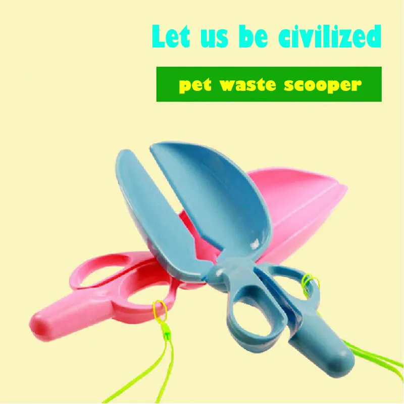 AAA Pet pick up toilet clip dog toilet supplies Mini scissor scoop