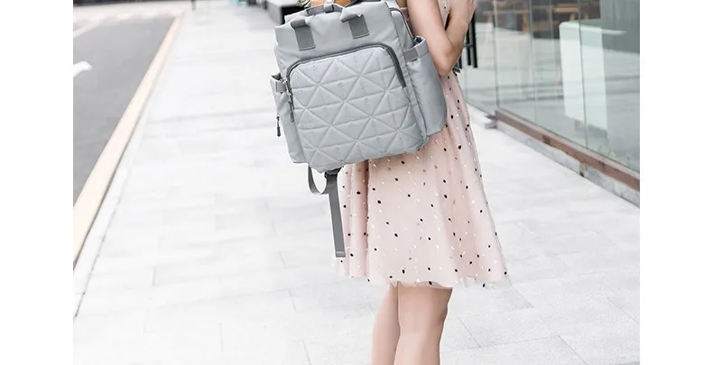 Fashion Mummy Maternity Diaper Bag Large Nursing Bag Travel Backpack Designer Stroller Baby Bag Baby Care Nappy Backpack_21