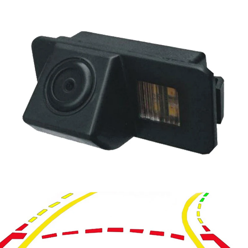 Vías de trayectoria dinámicas de línea de estacionamiento Variable, cámara de Vista trasera de coche para FORD MONDEO/FIESTA/FOCUS HATCHBACK/s-max/KUGA