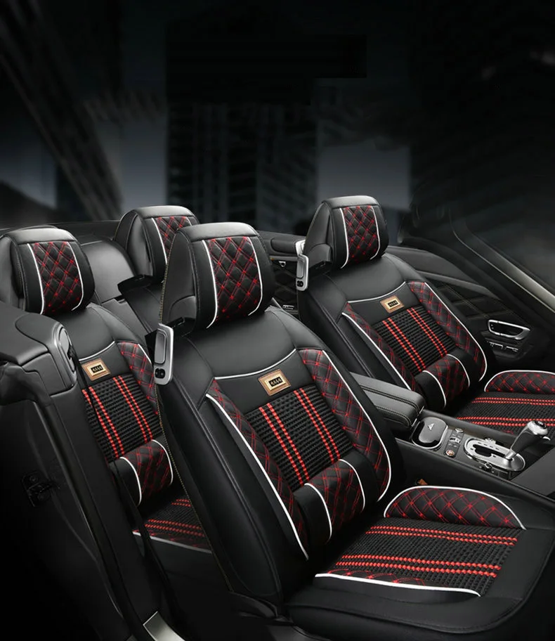

Universal Car seat cover leather for auto audi a4 b7 a6 tiguan honda civic volvo xc 60 suzuki vitara auto accessories car stylin