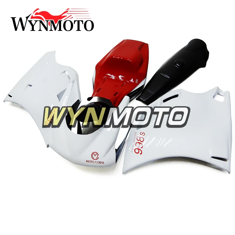 

Full Fairings For Ducati 996 748 916 998 Biposto 1996-2002 Motorcycle Frames New 96-02 Body Kits Fiberglass White Red Frame Kits
