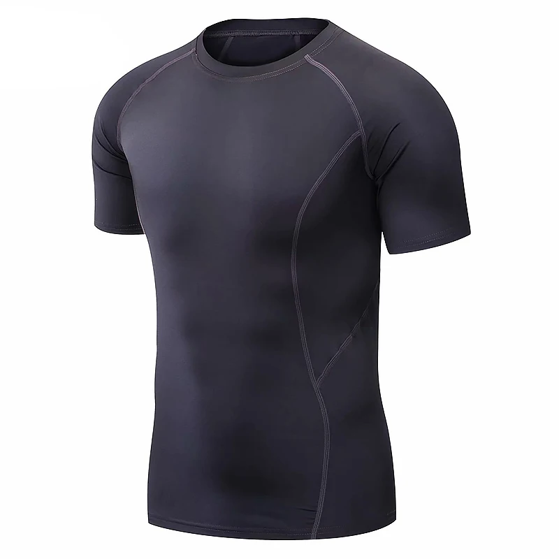 

Men's Gym T-Shirt Dry Fast Clothing Compression Sportswear Shirt Top Fitness Shirt Sports Men's Shirt