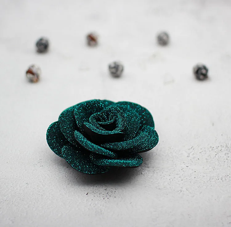 Корейский цветок из текстиля брошь свитер пальто свежий день соответствующие ювелирные украшения женская одежда обувь сумка