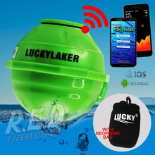 Ff-916 Lucky Беспроводной Wi-Fi Рыболокаторы 50 м Перезаряжаемые Lithuim Батарея 130 футов (45 м) Управление диапазон