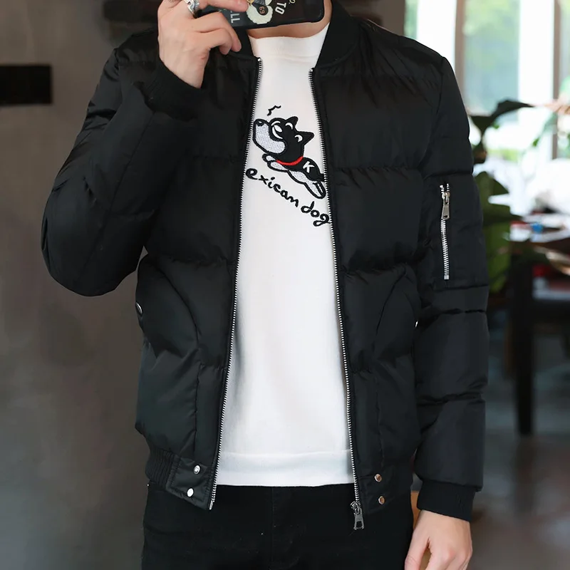 Men's Winter Jacket and Coat Fashion Long Coat 2018 mens winter clothes youth casual jacket cotton coat Men's Winter Jacket and Coat Fashion Long Coat 2018 mens winter clothes youth casual jacket cotton coat