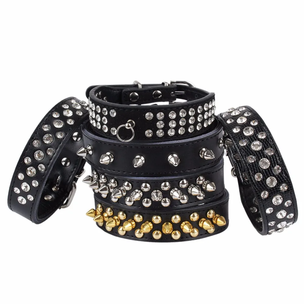 Buy Breakaway Cats Collars Spiked Rhinestone Supplies