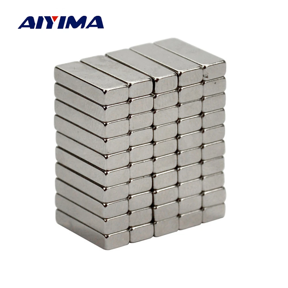 

Aiyima 50pcs N35 15*5*3mm Powerful Painting Magnet 15x5x3mm Craft Model Rare Earth Neodymium Magnets Block Cuboid 15mm*5mm*3mm