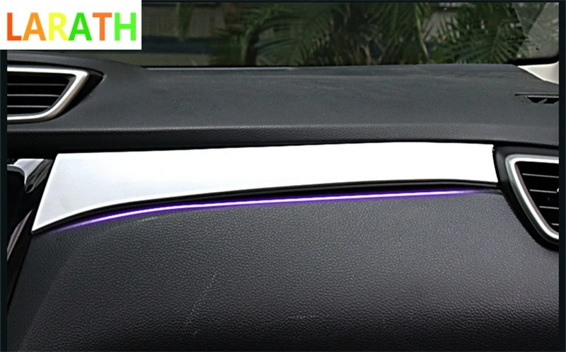 Подходит для NISSAN QASHQAI LHD J11 2014 2015 2016 2017 хром центральная консоль перчаточный ящик