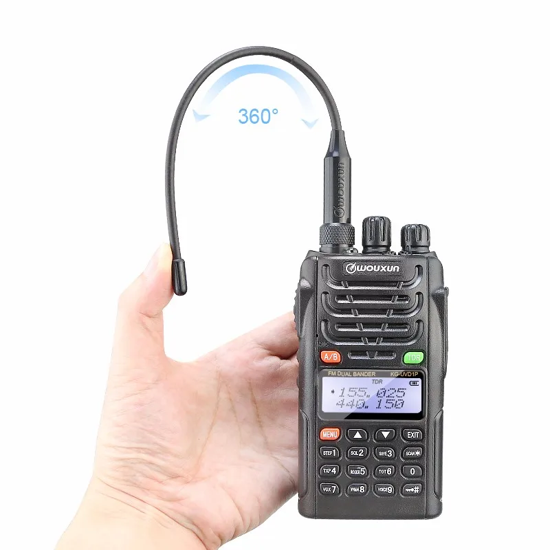 WouXun радиоприемник 5 Вт 128CH UHF + VHF KG-UVD1P Poratble Ham двухсторонняя рация