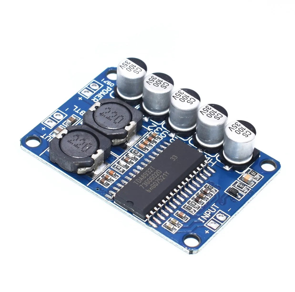 

Free shipping 10PCS/LOT Digital power amplifier board module 35w mono amplifier module High-power TDA8932 low power consumption