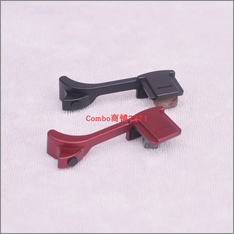 Metel Pollice In Su Hot Shoe Hand Grip Staffa Slitta Per Leica Q Q2 Qp Q-P Typ1163 Nero Della Macchina Fotografica Rosso