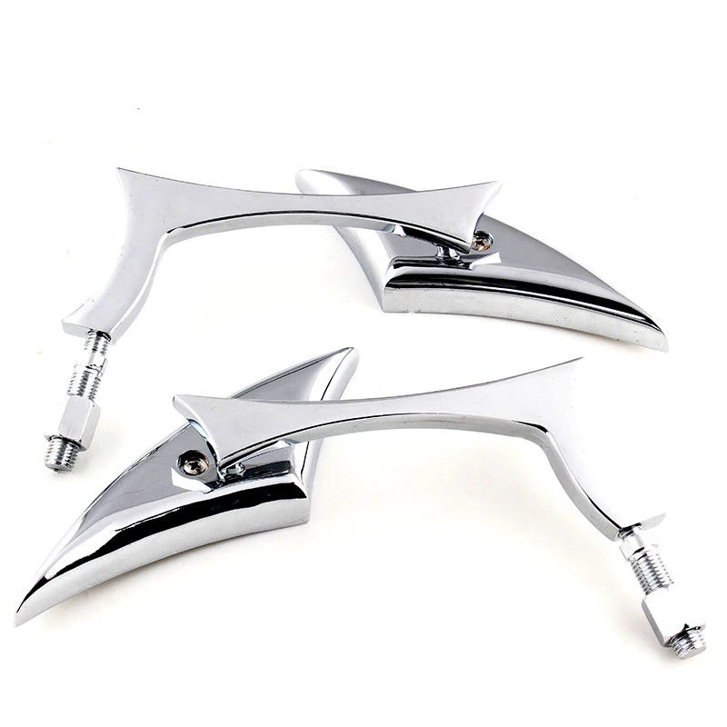 Зеркала заднего вида 2 шт. для Yamaha V Star XVS 650 1100 Silverado Kawasaki Vulcan VN 900 1500 1600 1700 2000