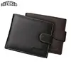Cheap Genuine Leather Man Wallet With Coin Pocket Black Brown Famous Brand Men Wallets High Quality Leather Fashion Men's Purse ► Photo 3/6