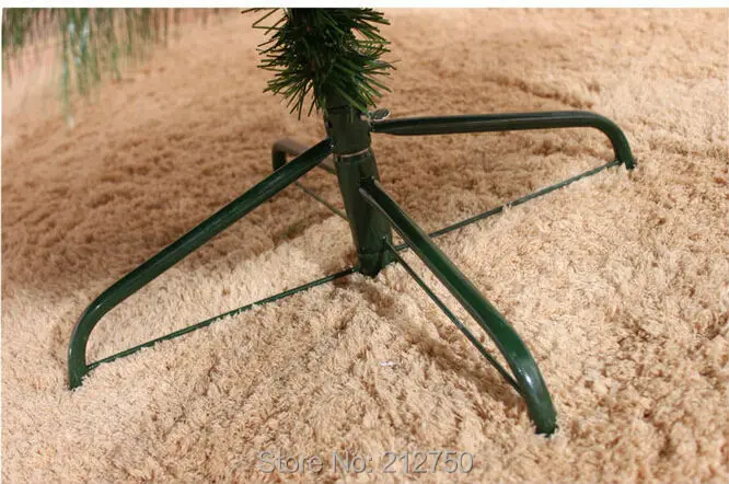 Экспресс Высокая плотность железная основа 180 см 70,8 дюймов высокий зеленый украшения рождественской елки