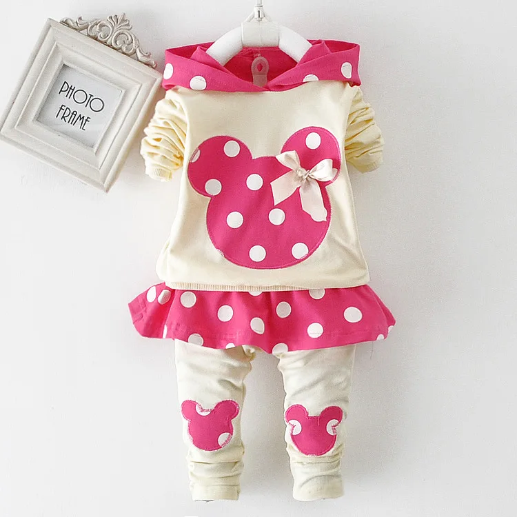 Newborn Baby Boys Girls Twins Brothers Sisters Clothes Set Long Sleeve Minnie Mouse Hoodie Sweatshirt and Pants Baby Hooded Outfits Set See Details Product - Little Girls Yellow Minnie Mouse Print Marble 2 Pc Legging Outfit.