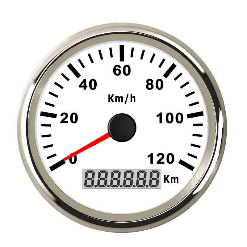 85 мм Мотоцикл лодка автомобиль gps датчик скорости 120 км/ч 200 с подсветкой + сенсор