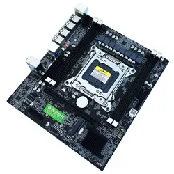 X79 материнская плата LGA2011 ATX USB3.0 SATA3 PCI-E NVME M.2 SSD Поддержка регистровая и ecc-память памяти и процессор Xeon E5