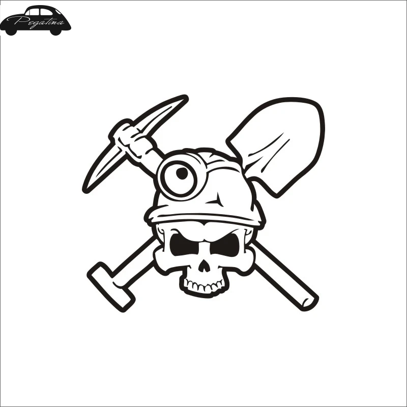 Pegatina عامل منجم عامل ملصقا الذهب الاندفاع صائق الملصقات الفينيل صور مطبوعة للحوائط ديكور جدارية التزلج ملصقا