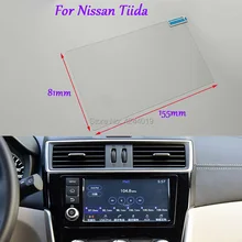 Tommy автомобильный Стайлинг gps навигационный экран Стеклянная Защитная пленка-стикер DVD Защитная пленка для Nissan Tiida автомобильные аксессуары