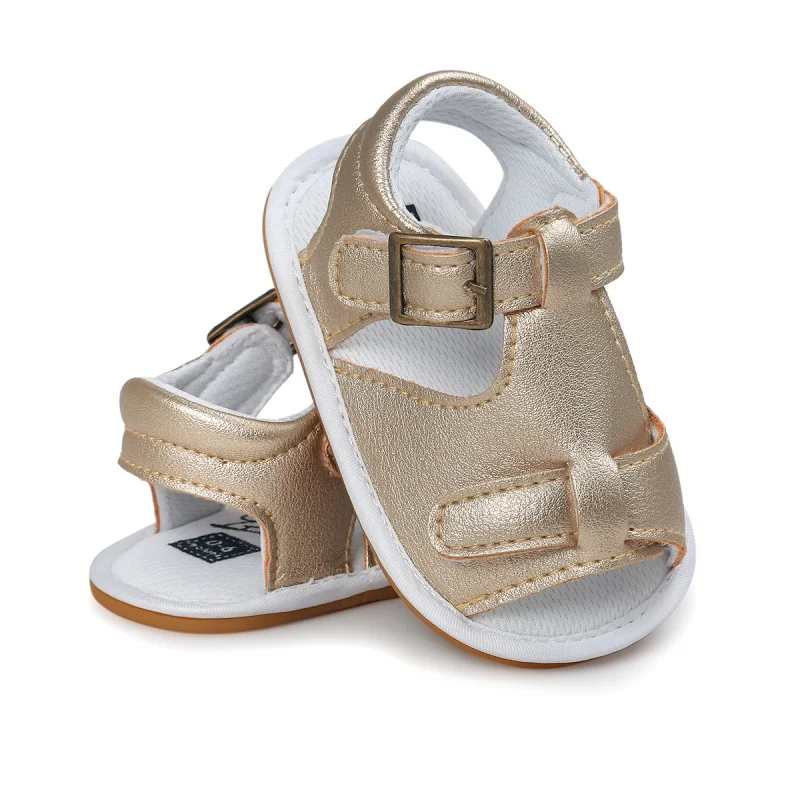 Детские сандалии для малышей; летняя нескользящая обувь из искусственной кожи; мягкая обувь для маленьких девочек; в США