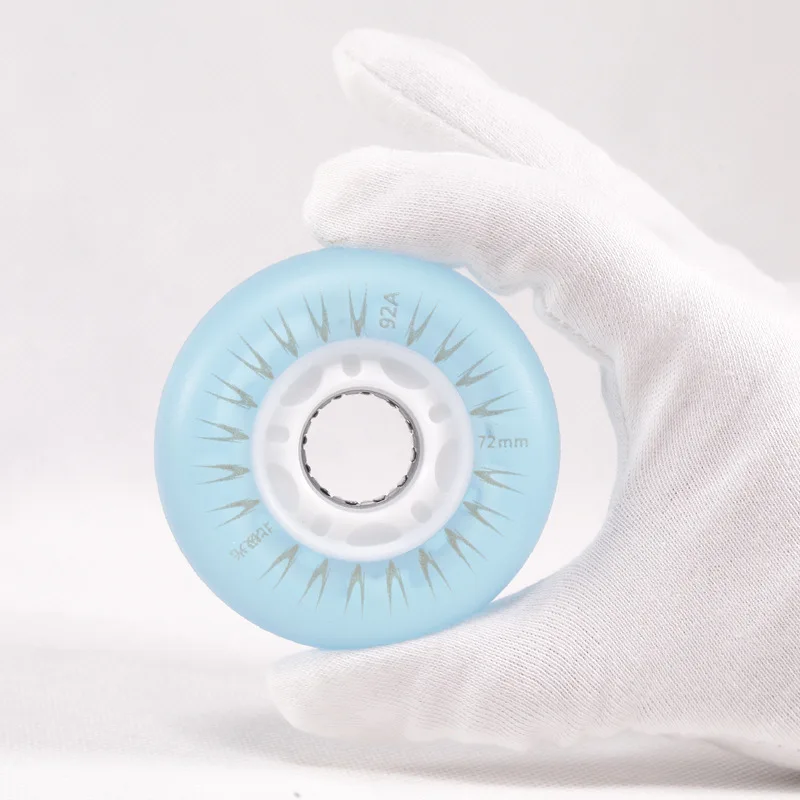 1 قطعة الوهج في الظلام 72 مللي متر 76 مللي متر 80 مللي متر أحذية التزلج الأسطوانة عجلات 92A بو عجلات عجلات سكوتر