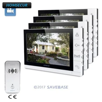 

HOMSECUR Wired Hands-free Video&Audio Smart Doorbell with 9" LCD Monitor with Video Recording, Photo Taking and OSD Menu