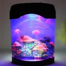 Обитателями моря; 3D Медузы аквариум многоцветный светодиодный ночной Светильник для аквариума ночной Светильник фестиваль домашний Декор Светильник s Детский ночной Светильник