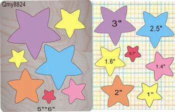 

Five-pointed star Wood Mould is compatible with most leading machines Mold thickness: 15.8mm